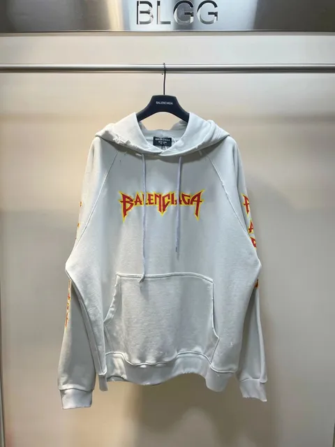 Balenciaga Hoodie Metal Logo