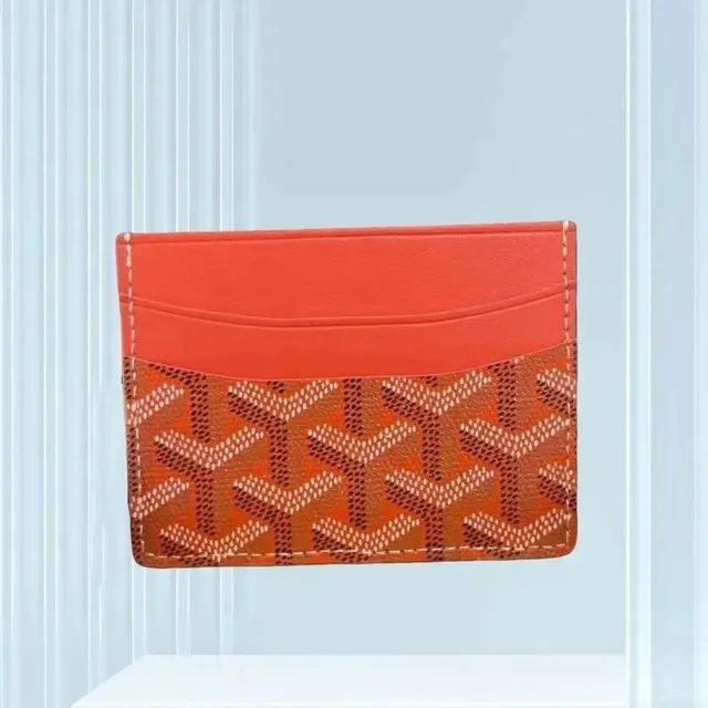 Goyard Card Holder Goyardine Canvas
