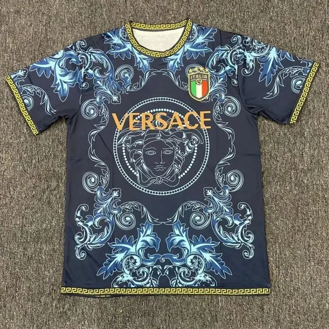 Versace Medusa Graphic Tee Baroque Print