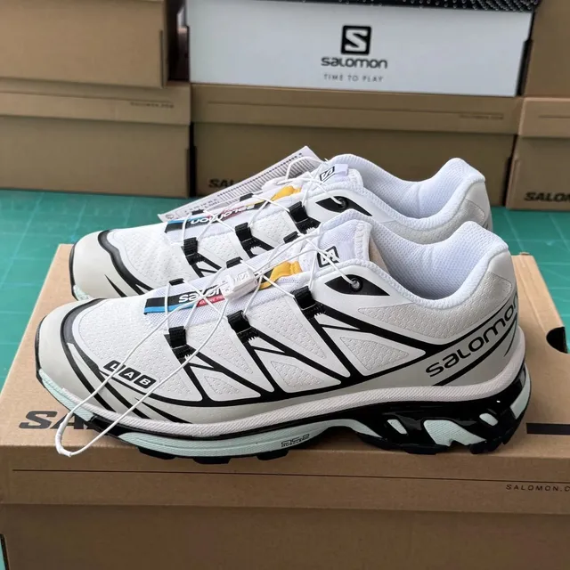 Salomon XT-6 White Black