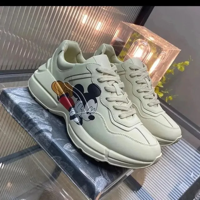 Gucci × Disney Racer Sneaker Mickey Mouse Print