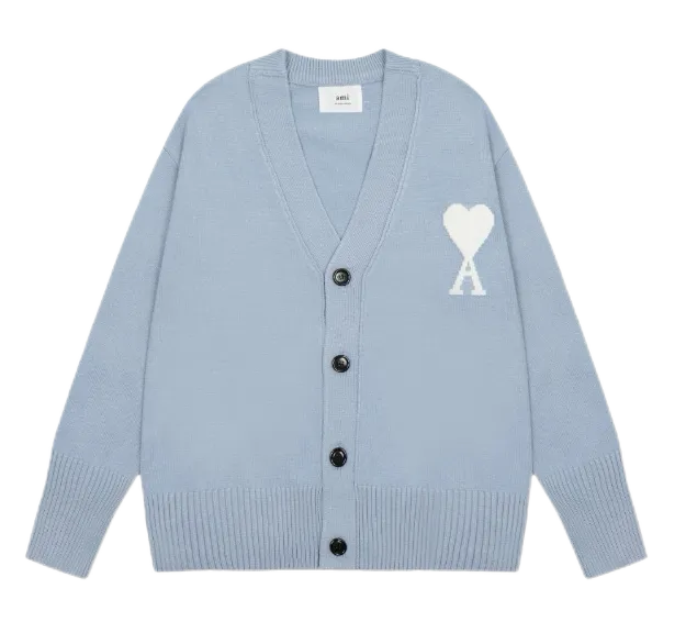 Off-White Cardigan Heart Logo