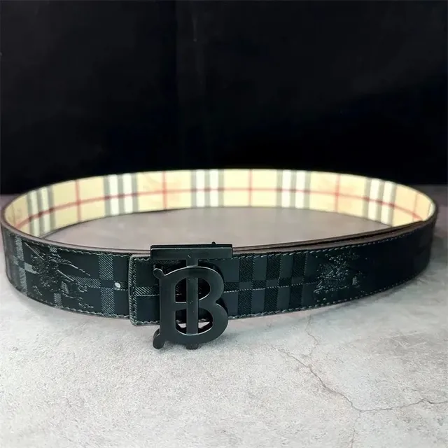 Burberry Check Print Belt Monogram Check