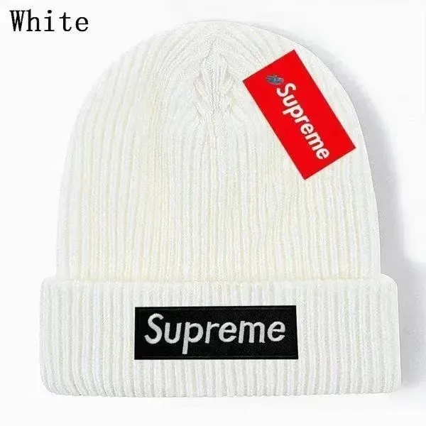 Supreme Box Logo Beanie White
