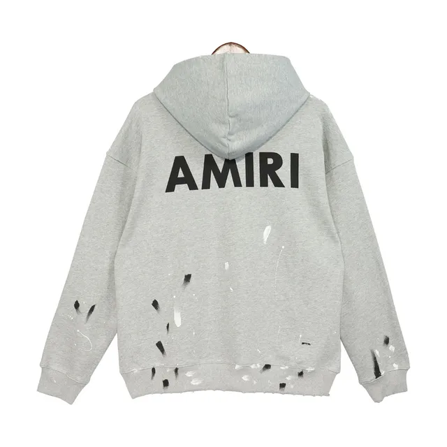 Amiri Hooded Sweatshirt Paint Splatter