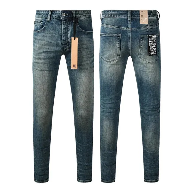 Ksubi Slim Fit Jeans Washed Denim with Back Patch