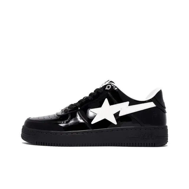 BAPE Shark Low Glossy Patent