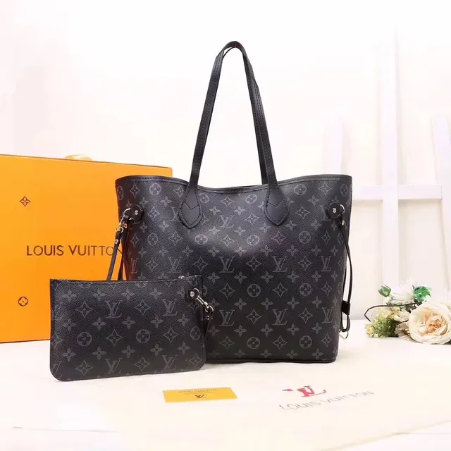 Louis Vuitton Neverfull MM Monogram Eclipse