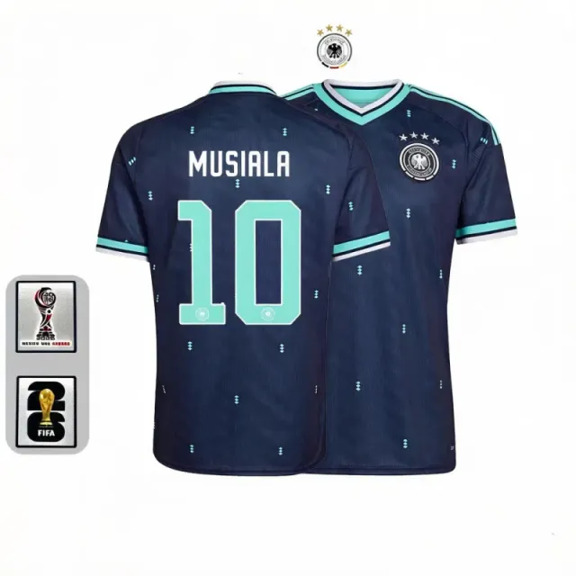 Germany away jersey, number 10 with captain's armband