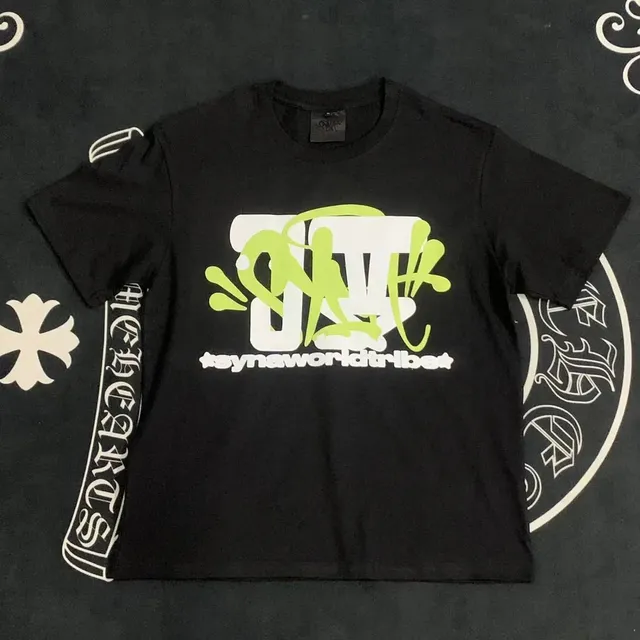 Chrome Hearts Graphic Tee Syna World Tribe Print