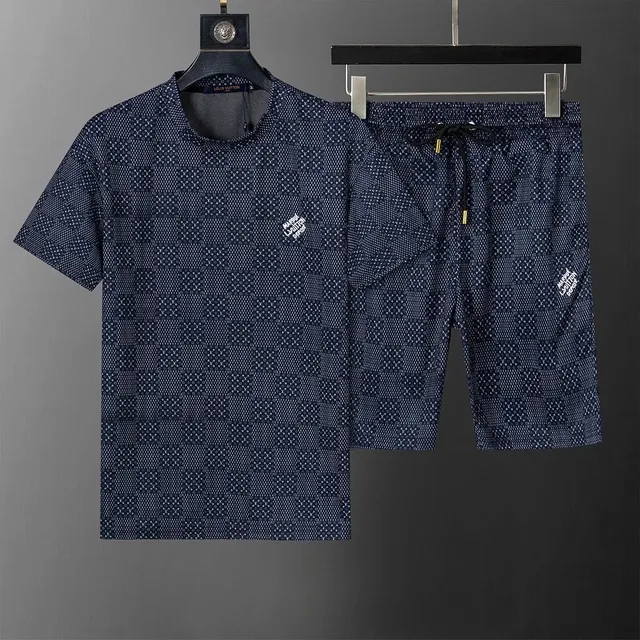 Louis Vuitton Checkered Set Monogram Pattern