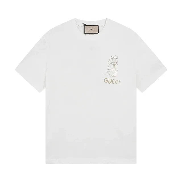 Gucci T-Shirt Dog Illustration