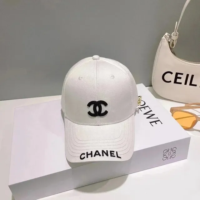 Chanel Baseball Cap CC Logo Embroidered