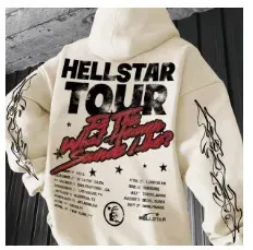 Hooded Sweatshirt Hellstar Tour Graphic