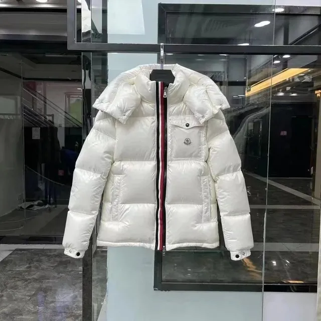 Moncler Puffer Jacket Classic Logo Stripe