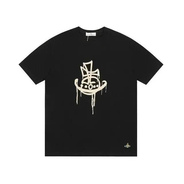Vivienne Westwood Graphic T-Shirt Orb Drip Print