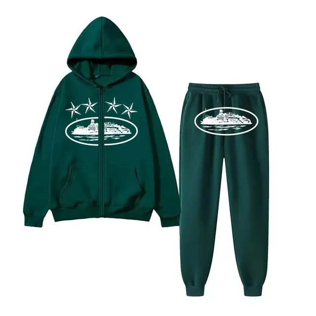 Hoodie and Jogger Set Cruise Ship Graphic