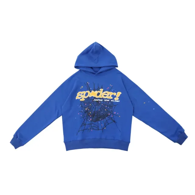 Sp5der Hoodie Spider Web Graphic