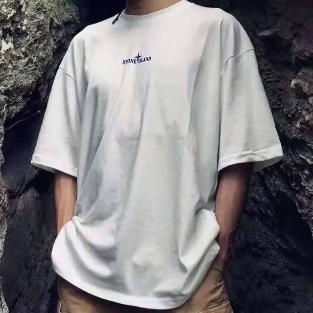 Stone Island T-Shirt Logo Embroidered
