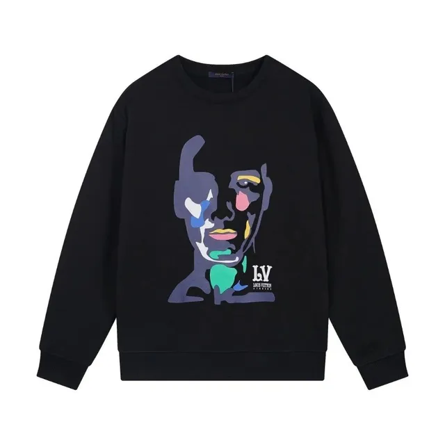 Louis Vuitton Crewneck Sweatshirt Abstract Face Print