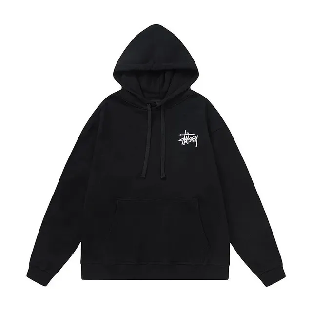 Stüssy Hooded Sweatshirt Logo Embroidered
