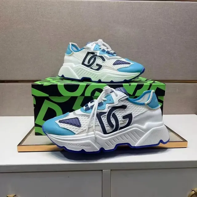 Dolce & Gabbana DG Runner White Blue Navy