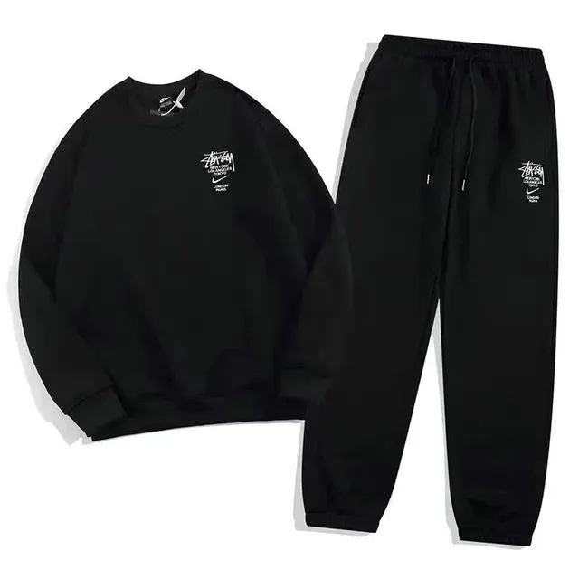 Stüssy Crewneck & Joggers Set Stussy x Nike Logo