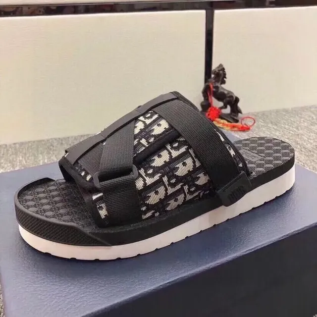 Dior B22 Slide Oblique Print