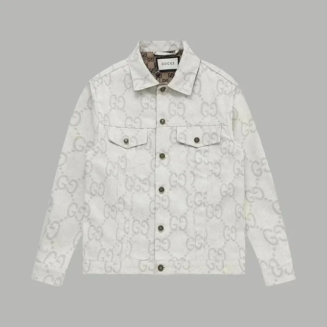 Gucci GG Monogram Denim Jacket All-Over Logo