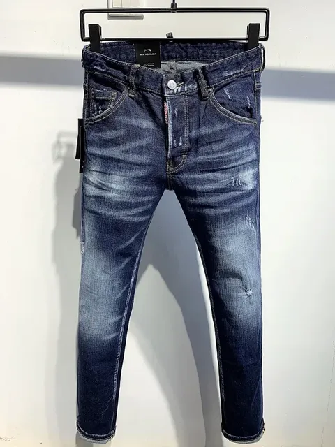 Diesel Slim Fit Jeans Distressed Wash