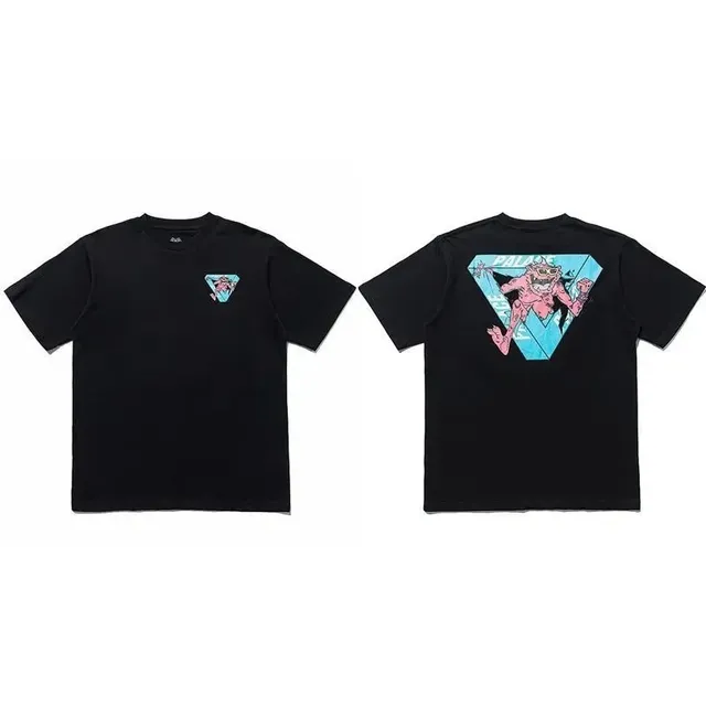Palace Graphic T-Shirt Pink Panther Triangle Print