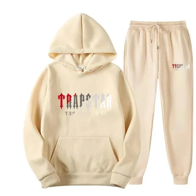 Hoodie and Joggers Set TRAPSTAR Logo Print