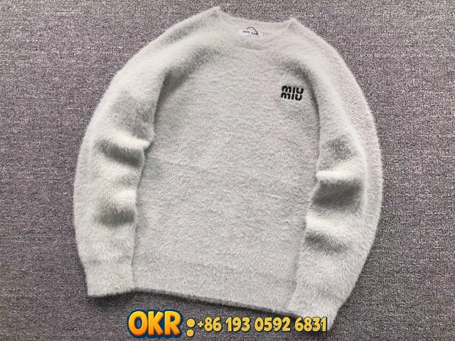 Miu Miu Knit Sweater Fluffy Mohair