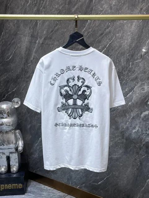 Chrome Hearts T-Shirt Cross Logo Embroidered