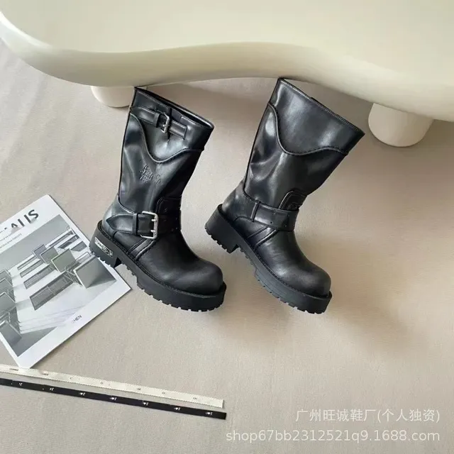 Dr. Martens Biker Boot Buckle Strap