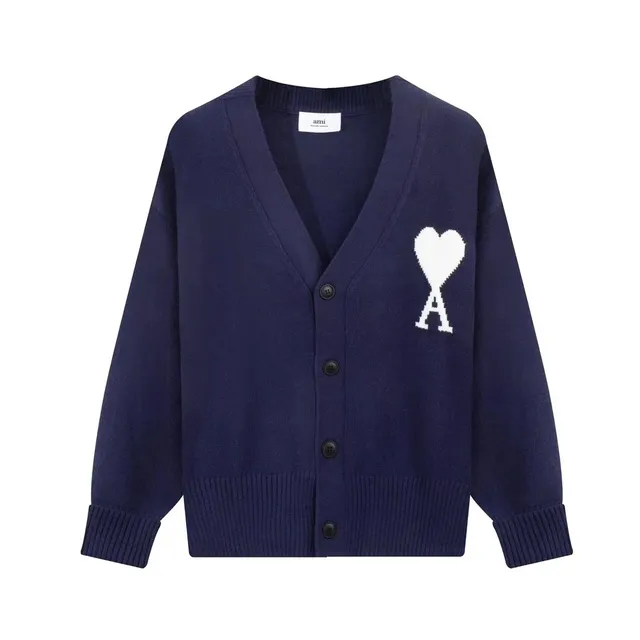 AMI Paris Cardigan Heart Logo