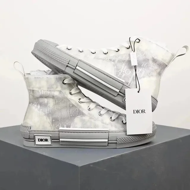 Dior B23 High-Top Monogram Mesh