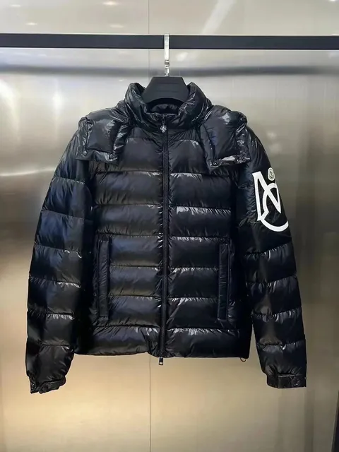 Moncler Down Jacket Logo Sleeve