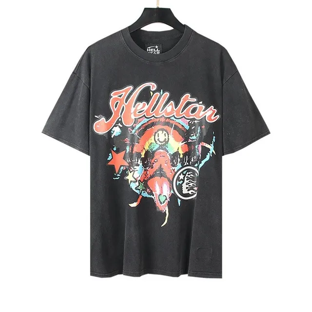Graphic Tee Hellstar Logo Print
