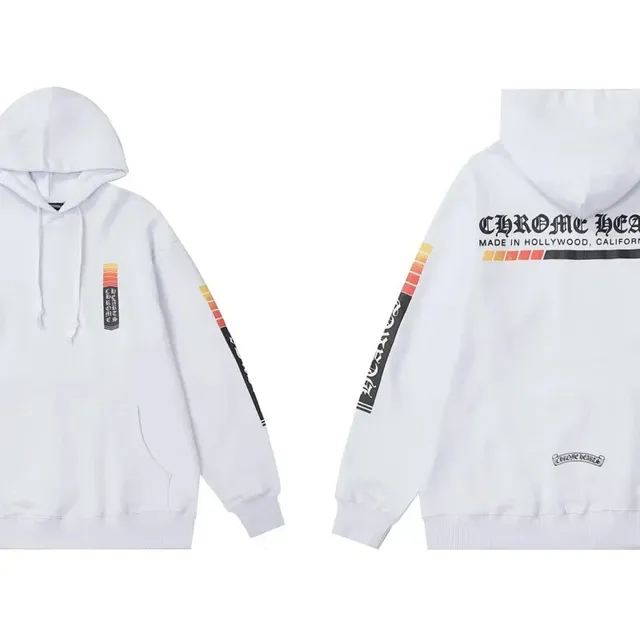 Hooded Sweatshirt Chrome Hearts Logo Stripe