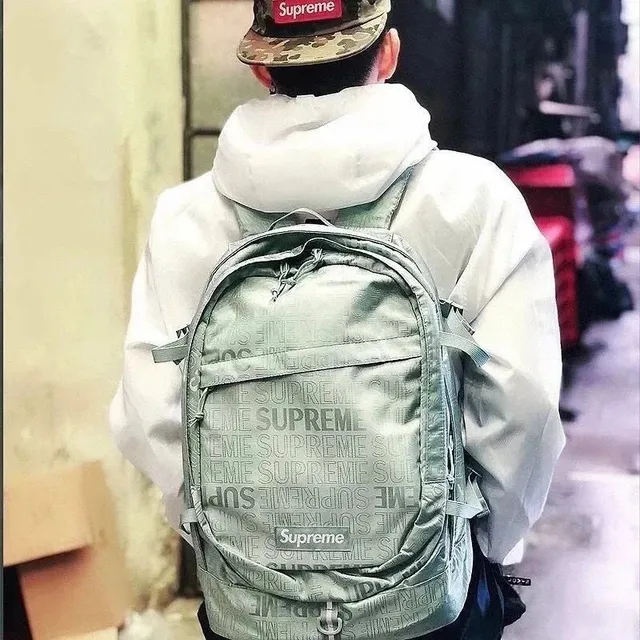 Supreme Backpack Logo Print
