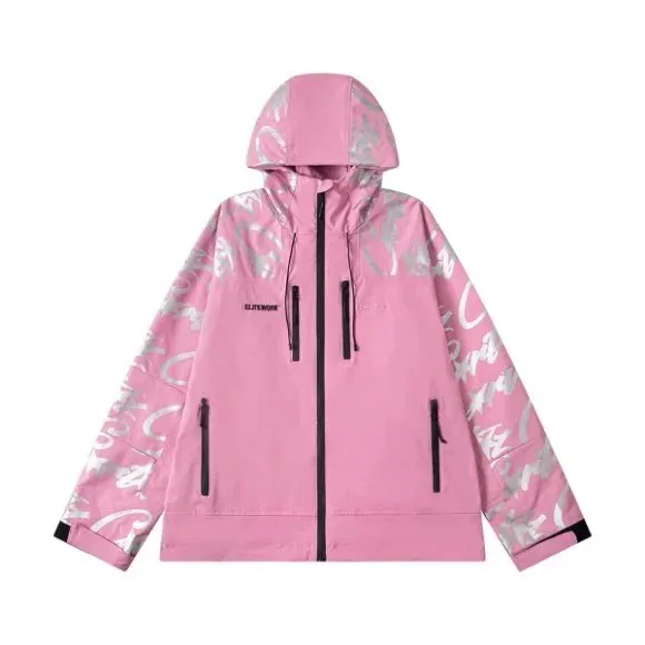 Gallery Dept. Hooded Jacket Graffiti Print