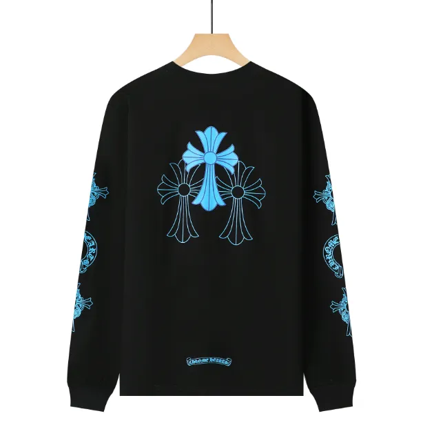 Chrome Hearts Long Sleeve Tee Cross Print