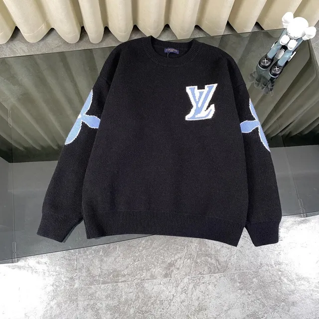 Louis Vuitton Knit Sweater LV Monogram Intarsia