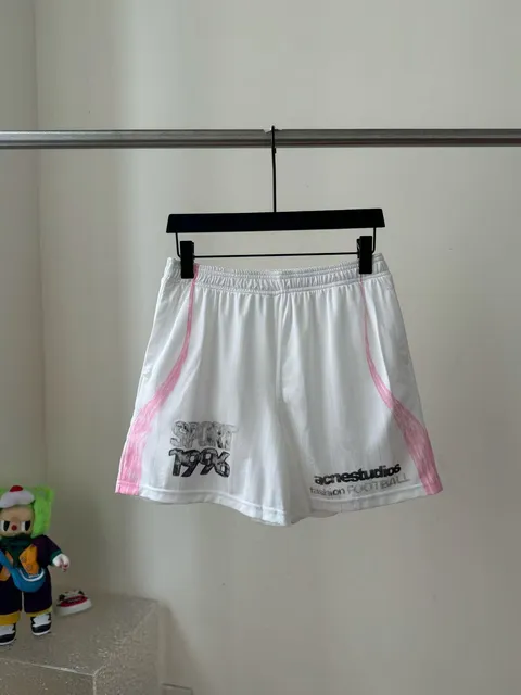 Acne Studios Fashion Football Shorts Sport 1996 Print