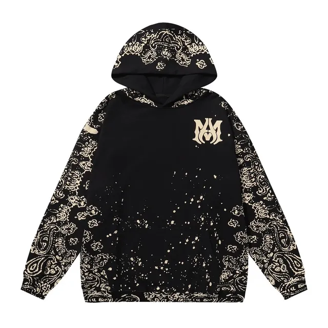Amiri Hooded Sweatshirt Bandana Print