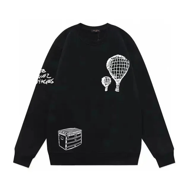 Louis Vuitton Crewneck Sweatshirt Hot Air Balloon Print