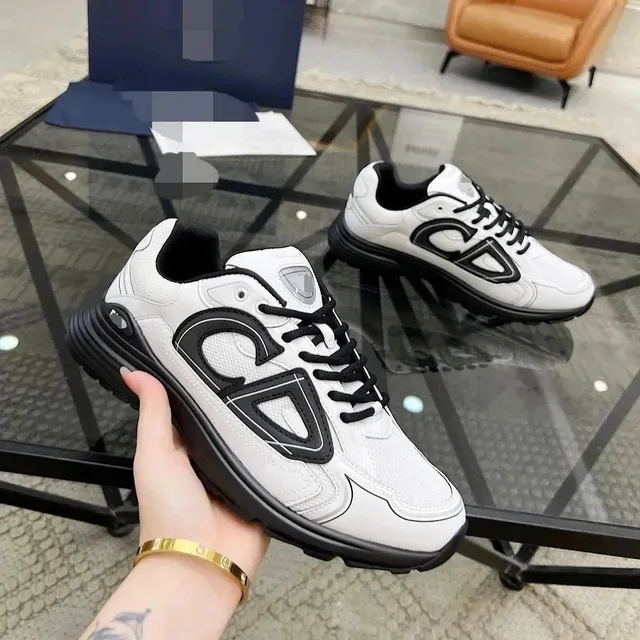 Dior Goggle Sneaker White Black Logo