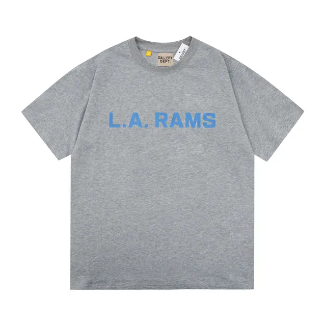 Gallery Dept. L.A. Rams Tee Heather Grey with Blue Print