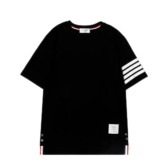 Thom Browne Short Sleeve T-Shirt Four-Bar Stripe